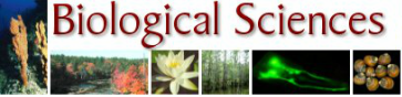 Dept of Biological Sciences logo